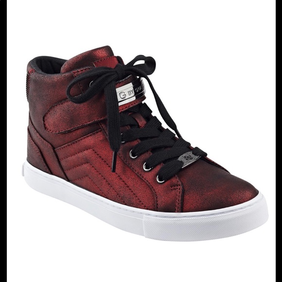 guess sneakers red
